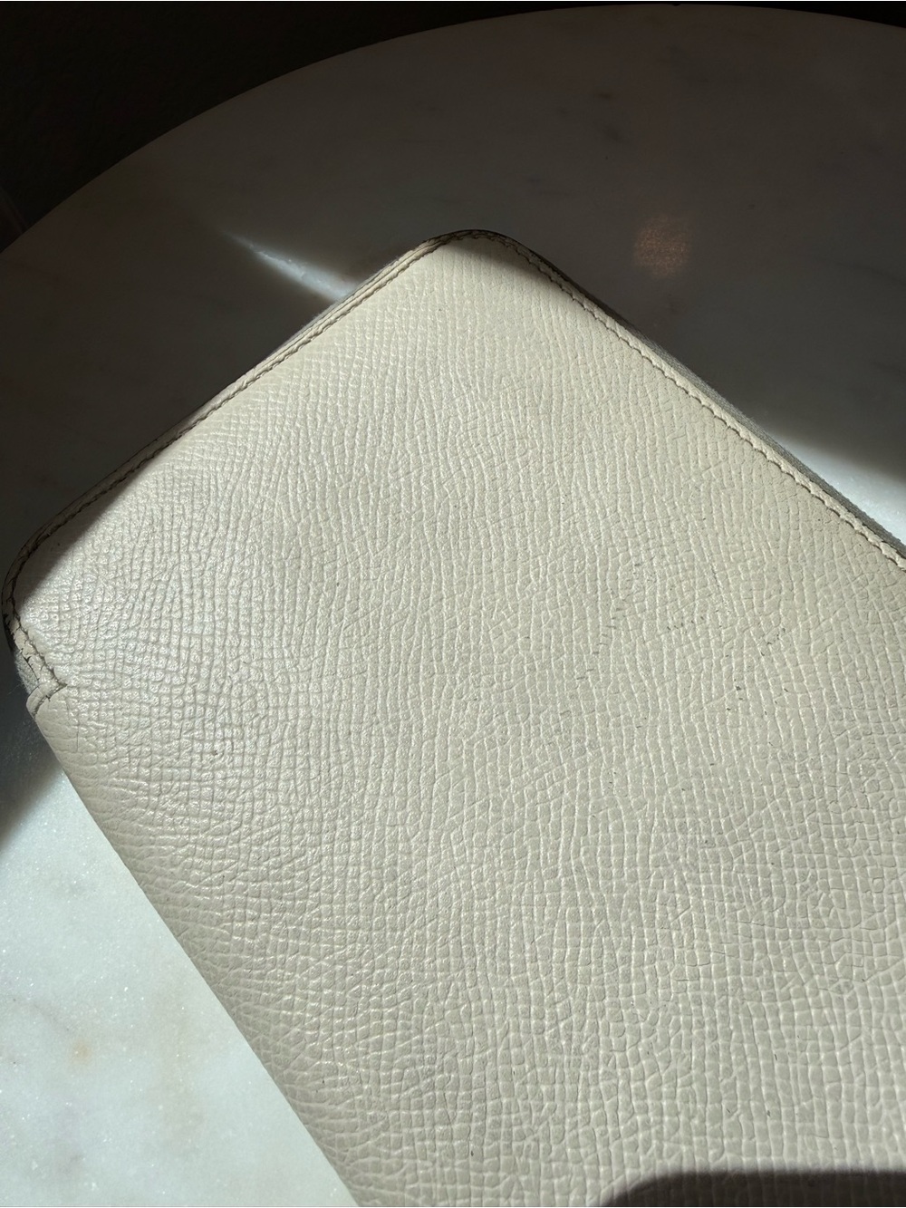 Hermès Silk-In Leather Zip-Around Wallet - Picture 7 of 15